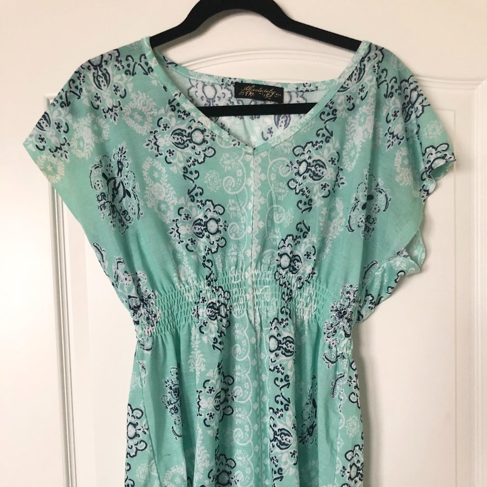 Absolutely Famous Teal Blouse